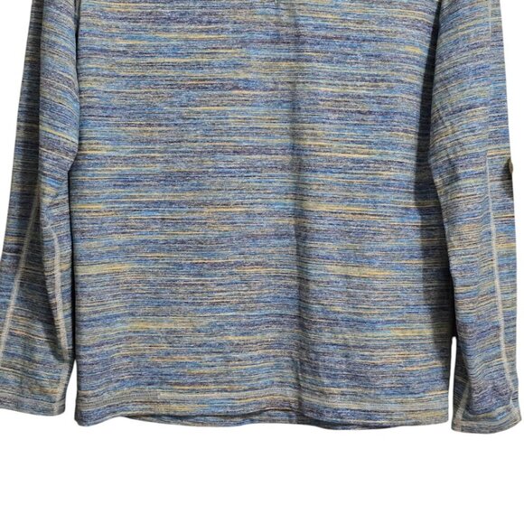 Lululemon Surge Warm 1/2 Zip In Space Dye Camo Deep Navy Alberta Lake Sz XL - Picture 5 of 12